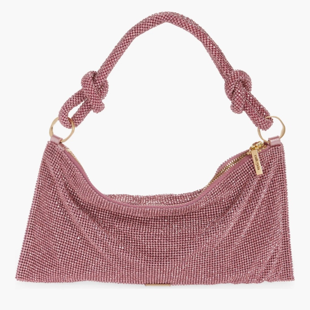 Cult Gaia Hera Nano Rhinestone Shoulder Bag